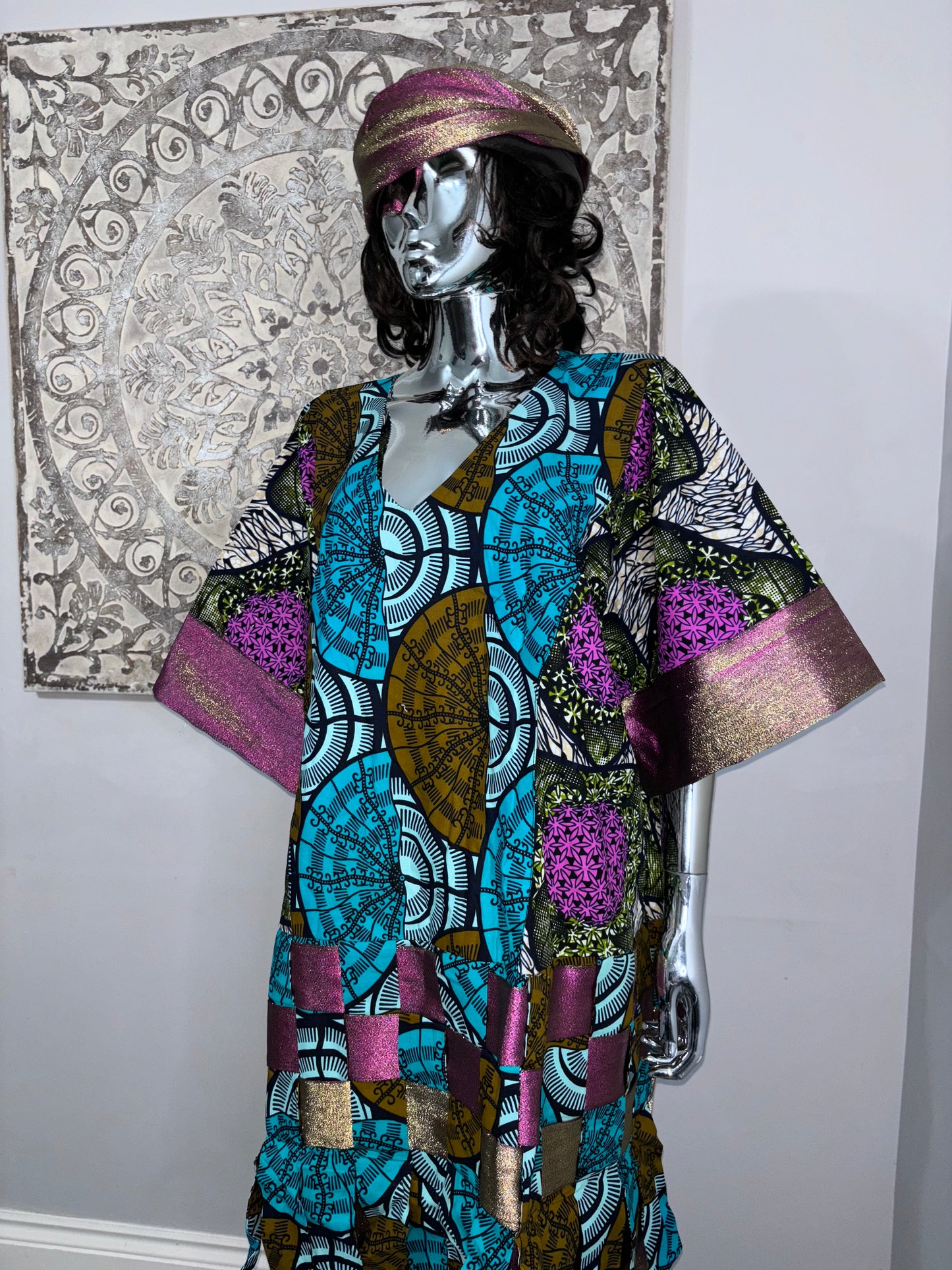 Nigerian Bubu/ boubou Kaftan 3/4 lenght