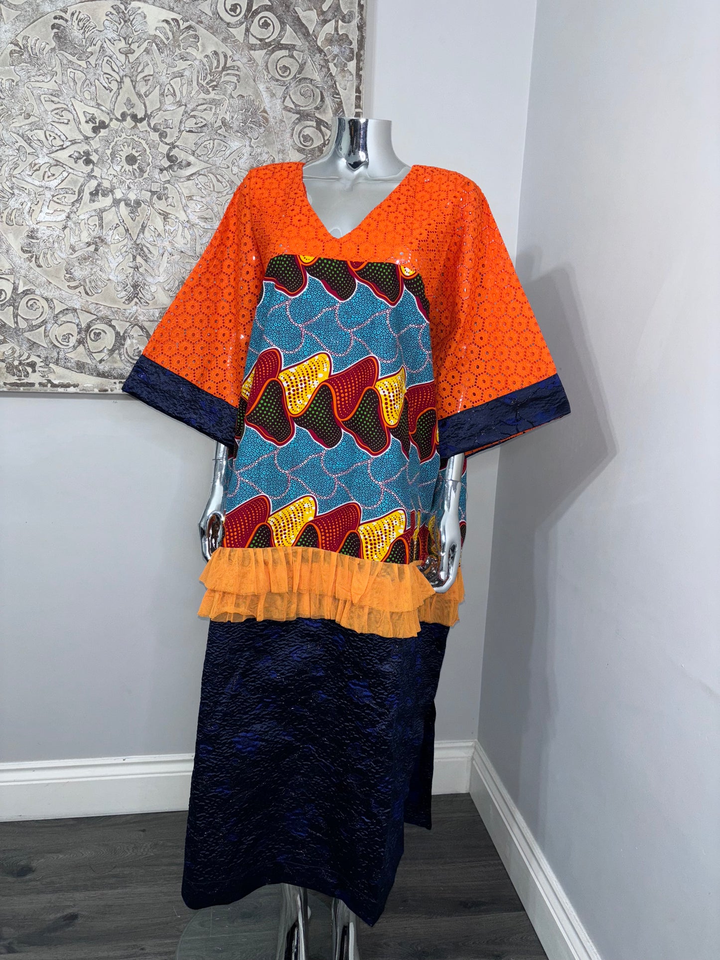 Nigerian Bubu/ boubou Kaftan 3/4 length