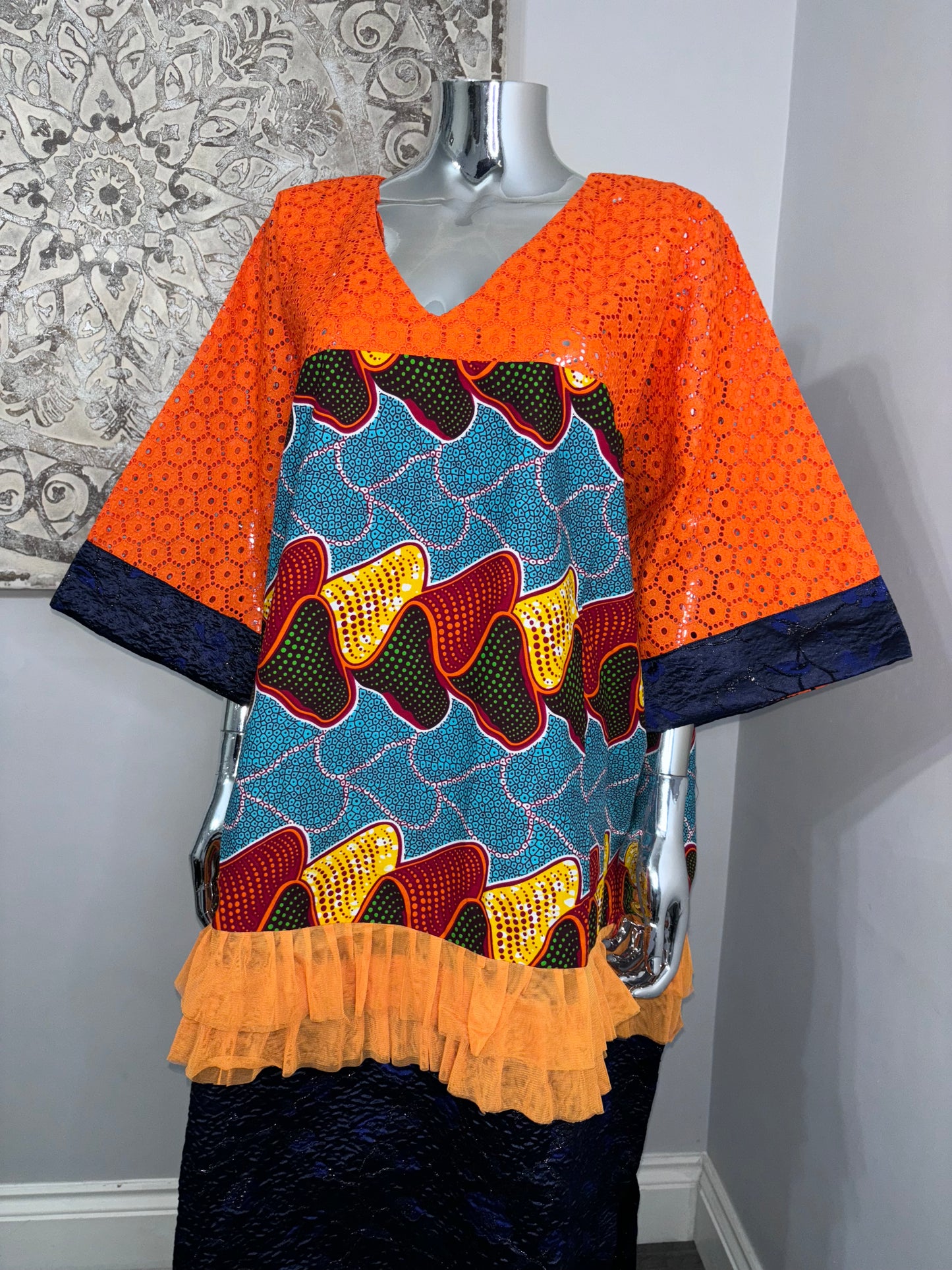 Nigerian Bubu/ boubou Kaftan 3/4 length