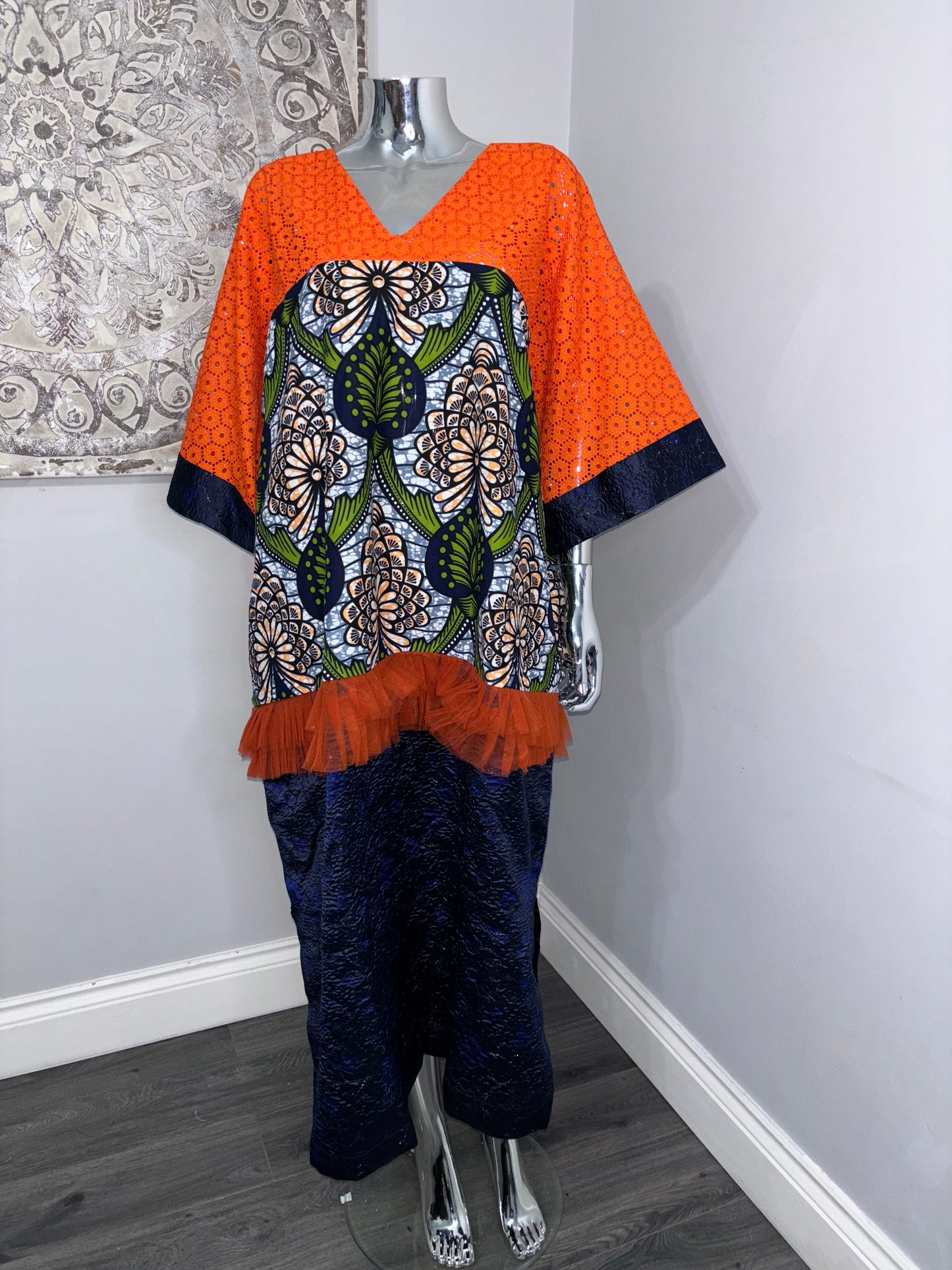 Nigerian Bubu/ boubou Kaftan 3/4 length