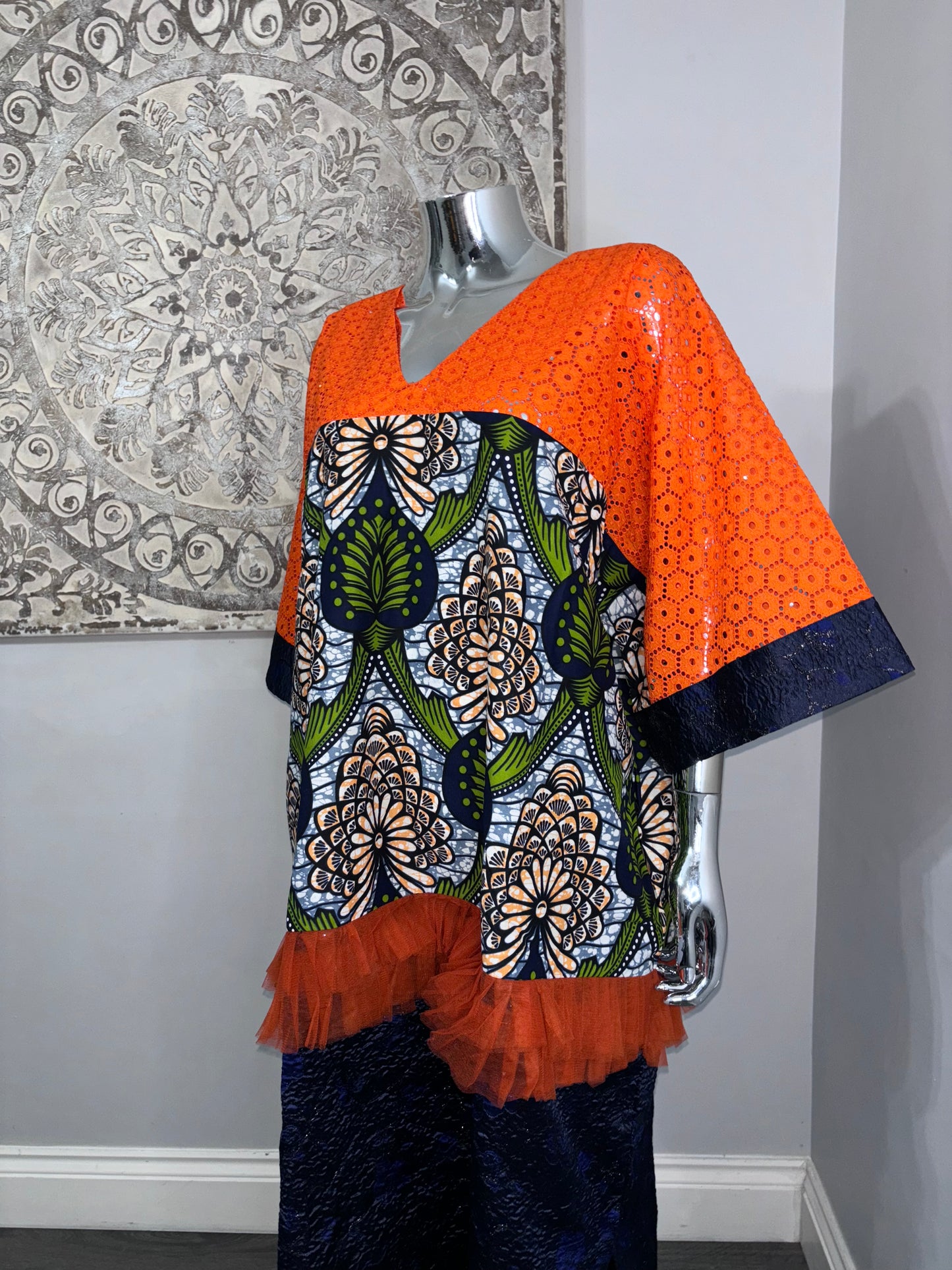 Nigerian Bubu/ boubou Kaftan 3/4 length