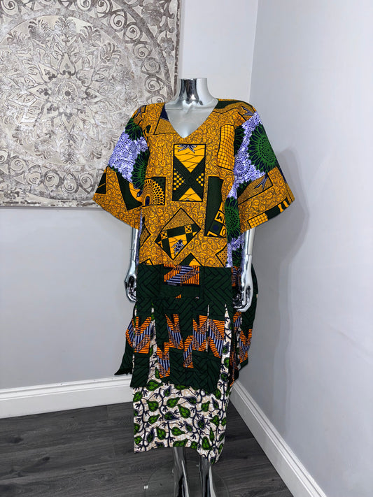 Nigerian Bubu/ boubou Kaftan 3/4 length