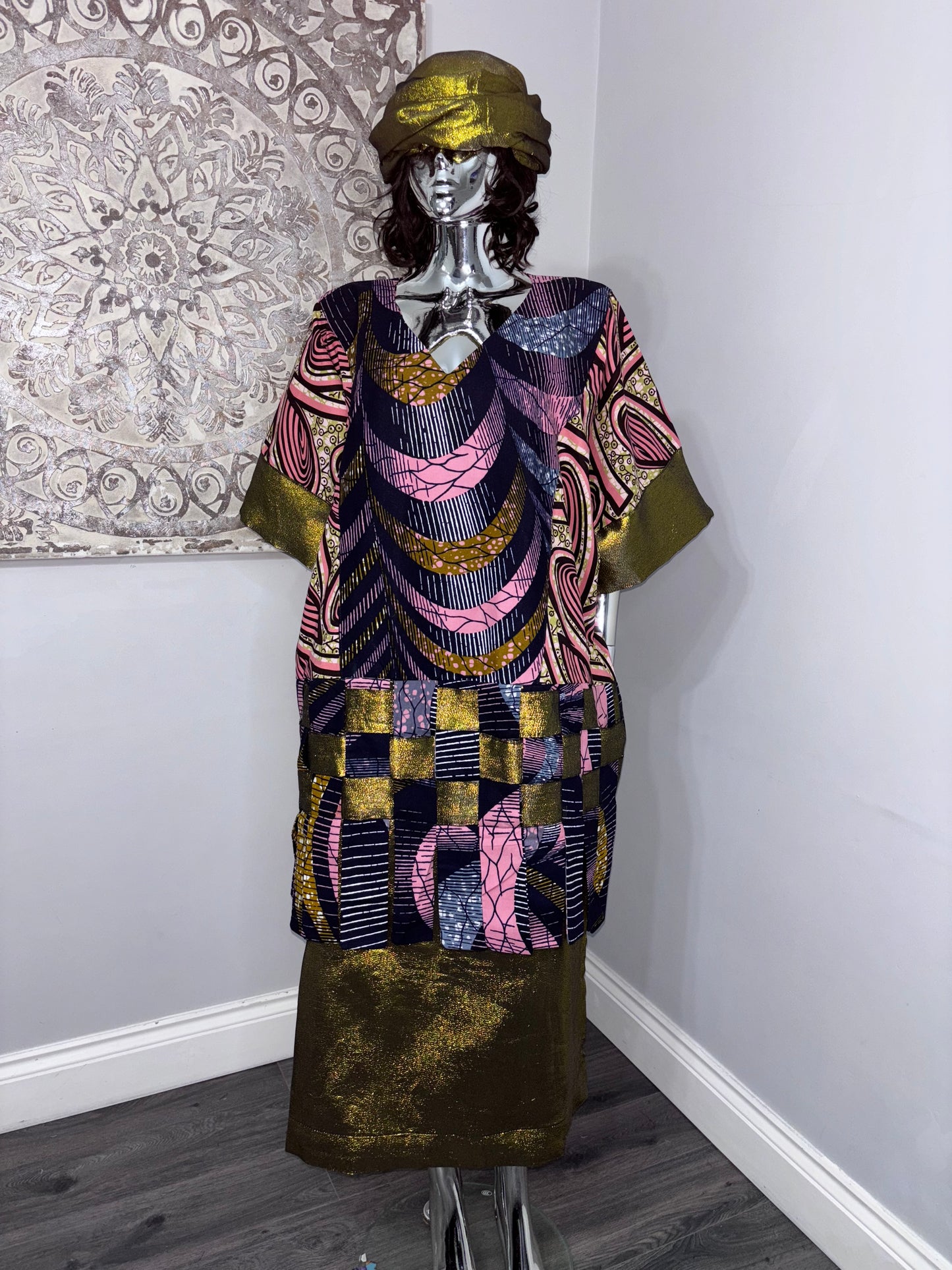 Nigerian Bubu/ boubou Kaftan 3/4 length