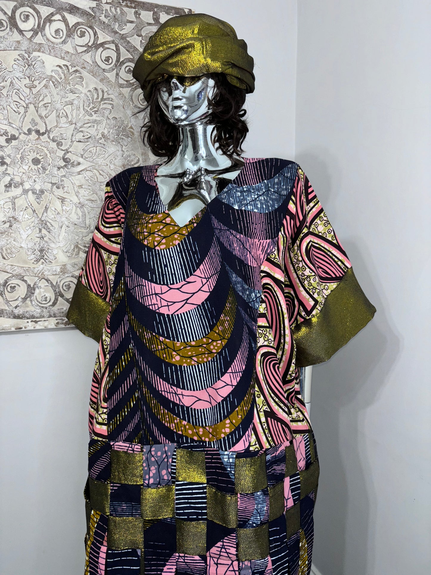 Nigerian Bubu/ boubou Kaftan 3/4 length