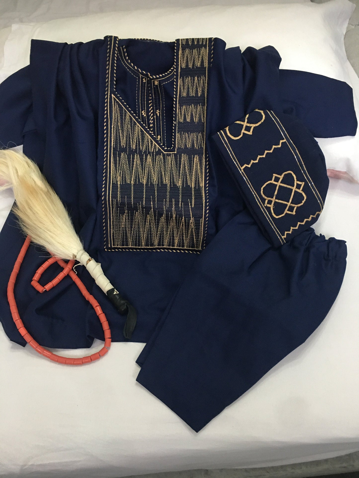 First birthday agbada outfit for baby boys